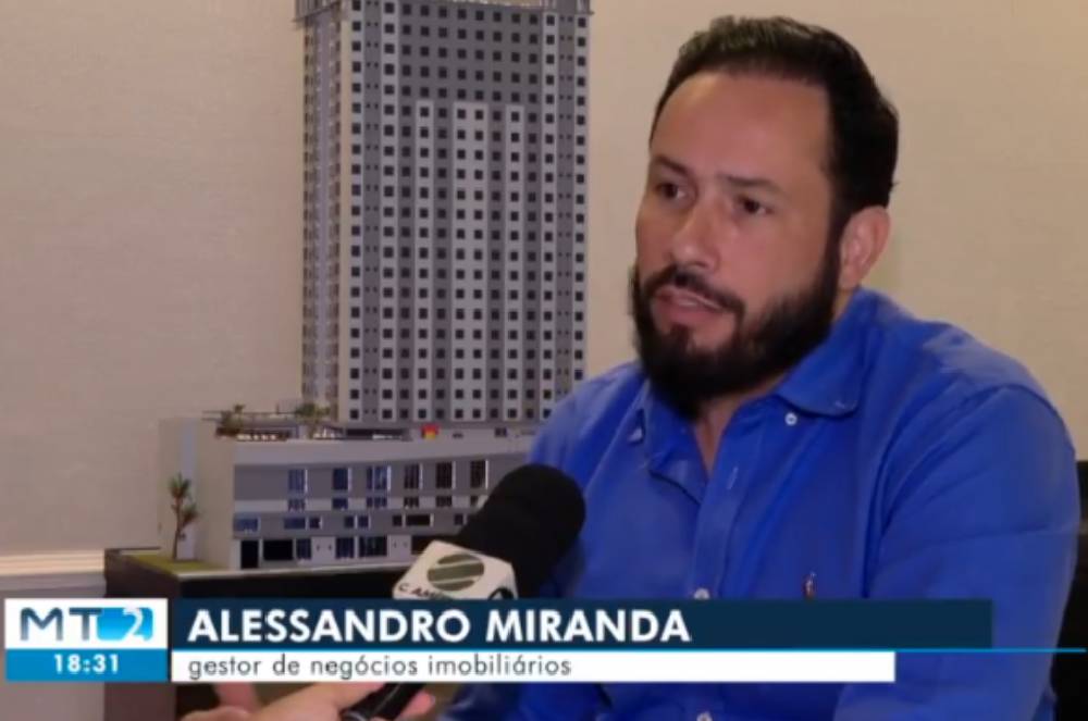 Alessandro Miranda aborda em entrevista ao MTTV, a tendência de pagamento em commodities no mercado imobiliário de Mato Grosso