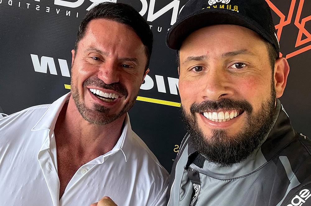 No Autódromo Velocitta, Alessandro Miranda compartilha experiência na pista com Renato Cariani