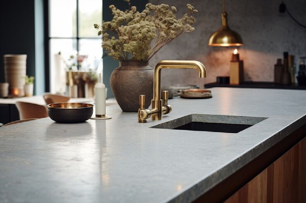 Comparação entre mármore, granito, quartzo e dekton para bancada de cozinha: qual escolher?